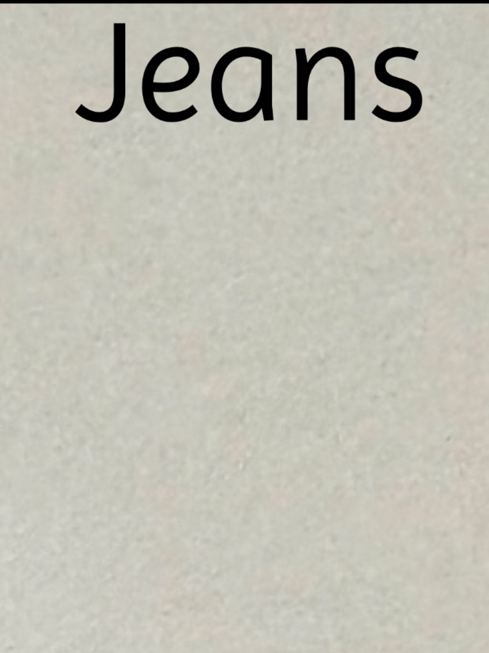 Various jeans